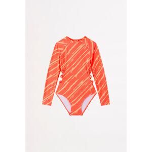 Seafolly Girls Palm Cove Knot Side Paddlesuit - Coral NWT VARIOUS SIZES